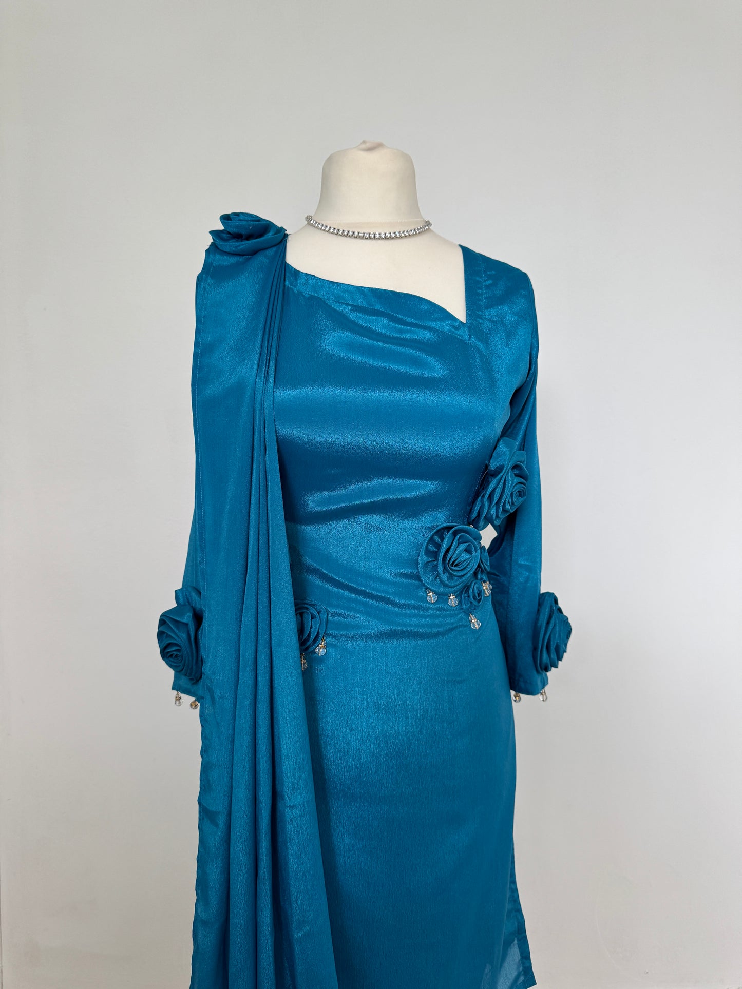 Blue Rose 3D Flower Suit [1-2 Days Delivery]