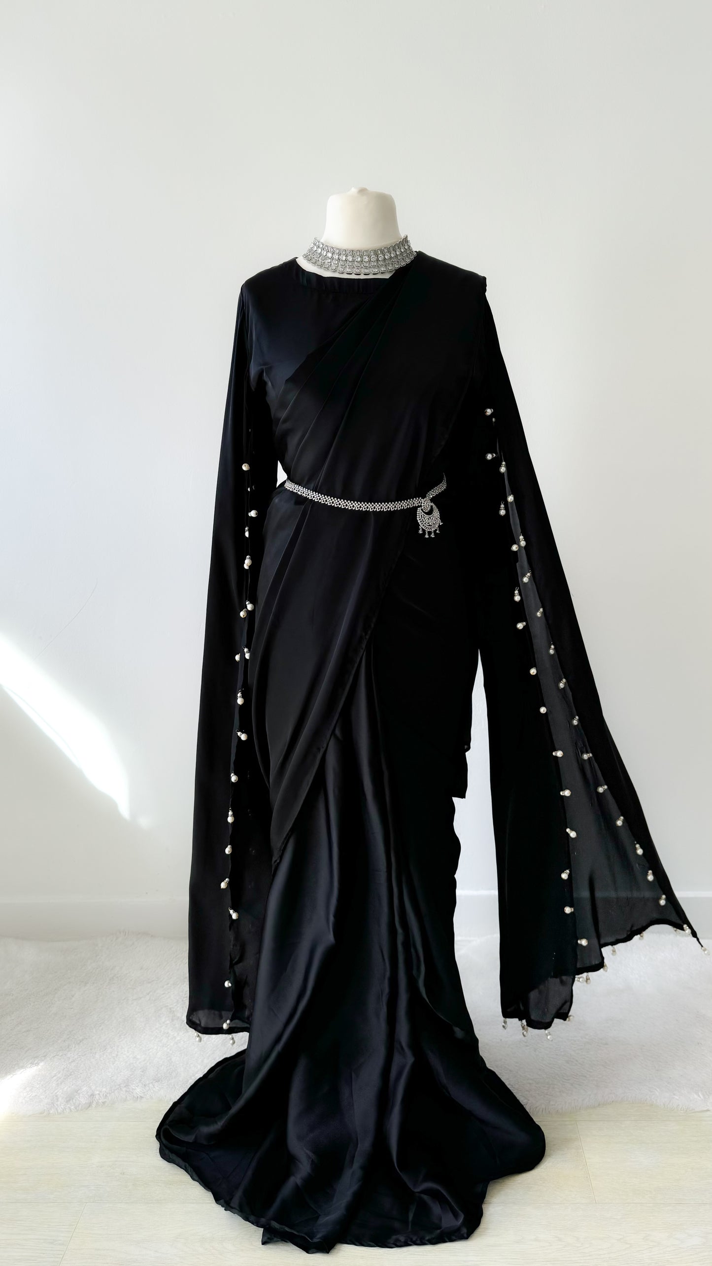 Cape Sleeve Saree [6-8 Days Delivery]