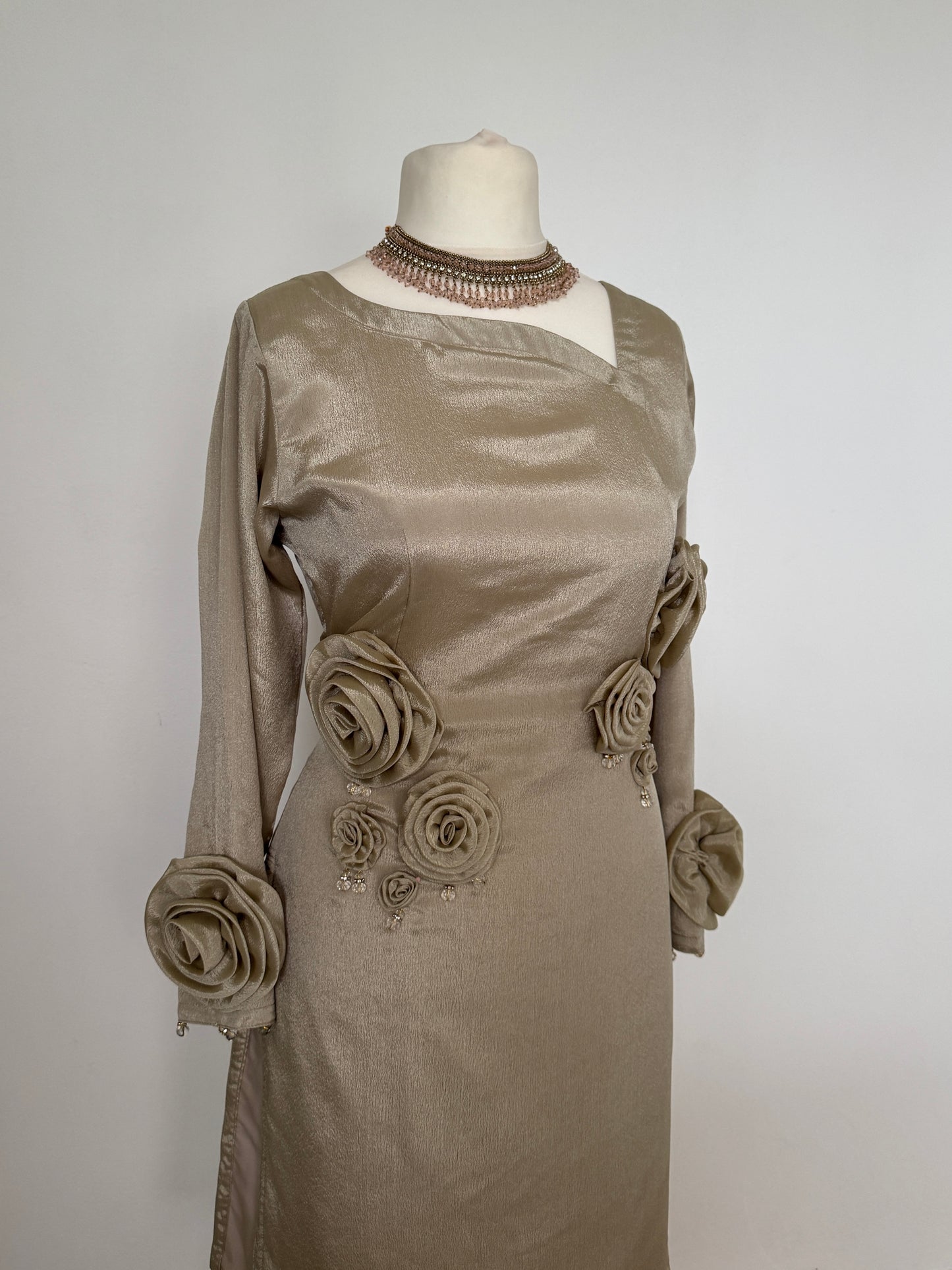 Champagne Rose 3D Flower Suit [1-2 Days Delivery]