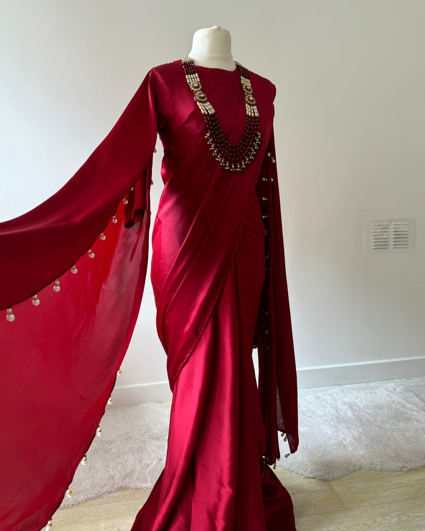 Cape Sleeve Saree [6-8 Days Delivery]