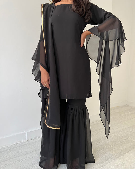Cascade Gharara Set [1-2 Days Delivery]
