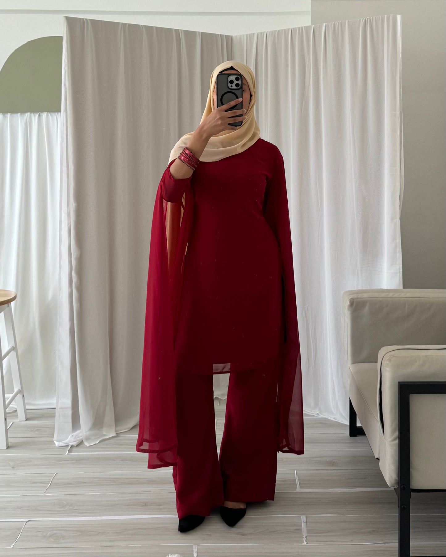 Cape Sleeve Co-ord [1-2 Days Delivery]