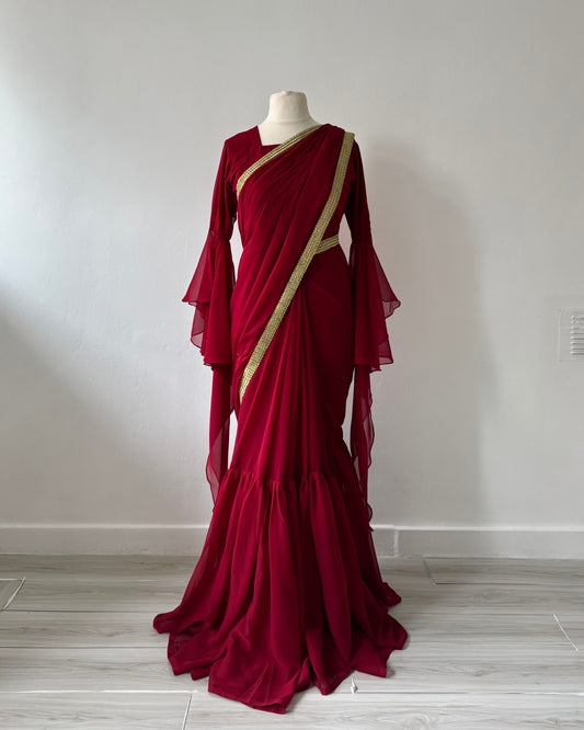 Cascade Saree [6-8 Days Delivery]