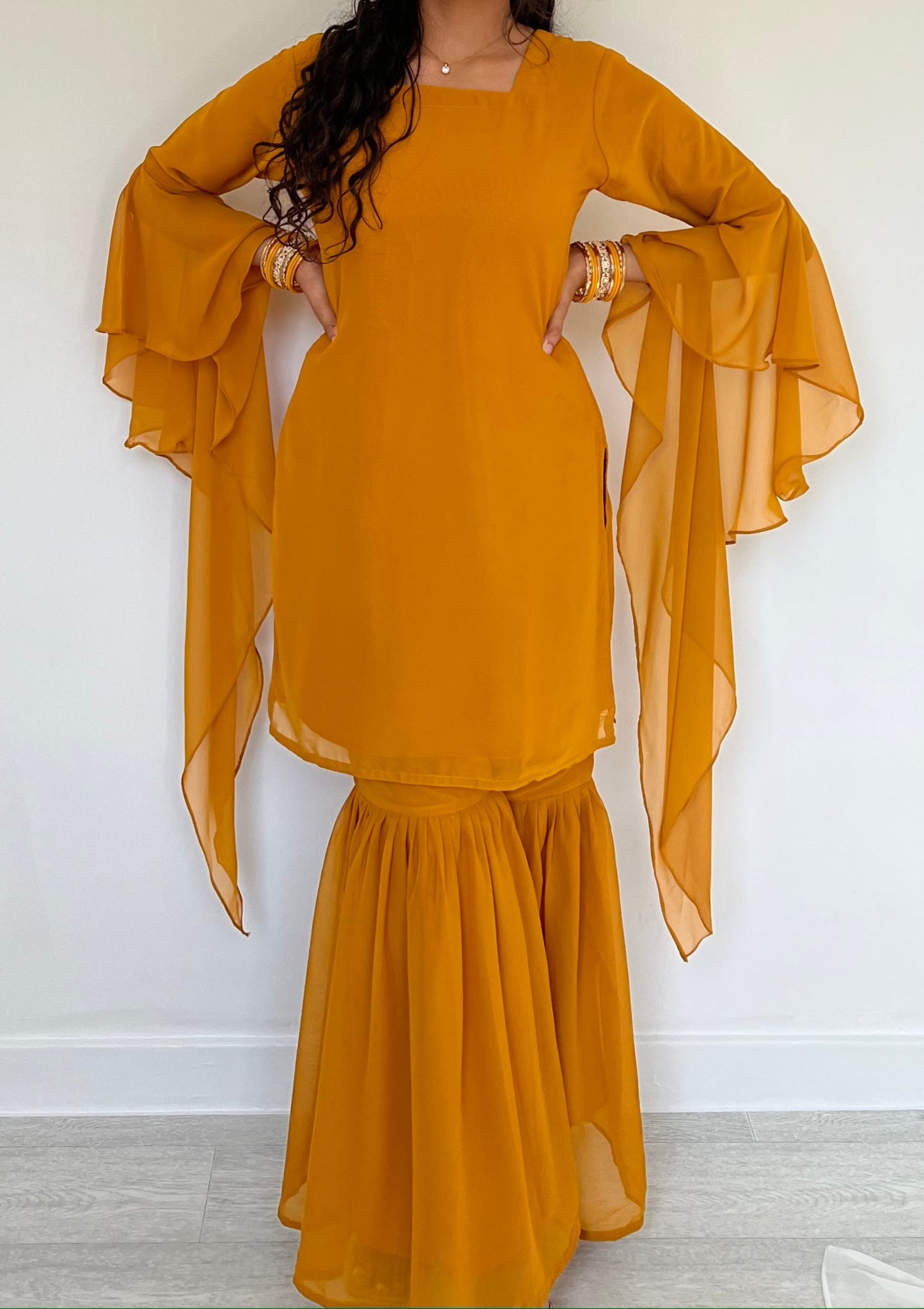 Cascade Gharara Set [1-2 Days Delivery]